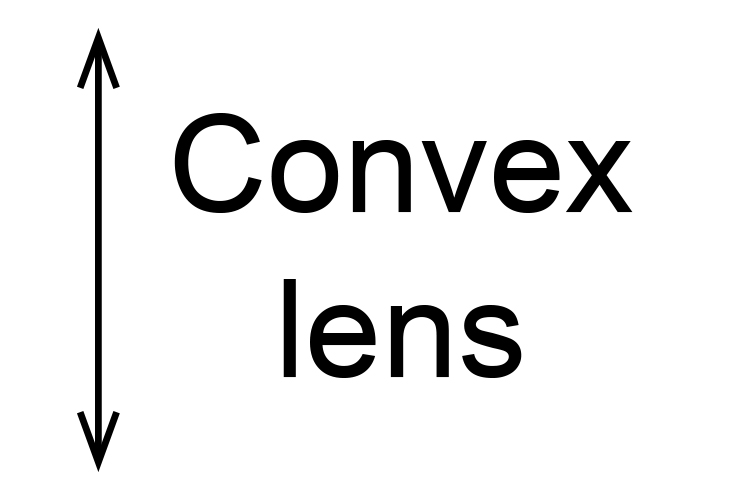 convex lens symbol